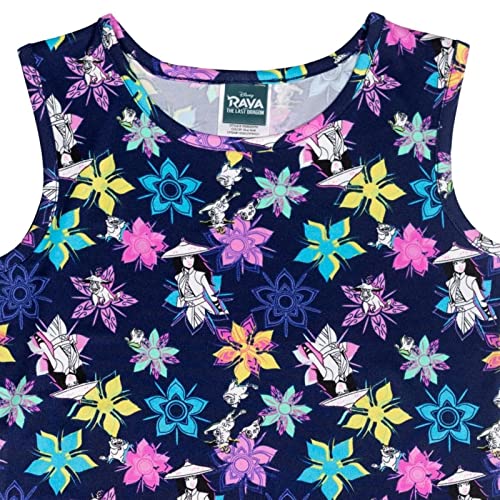 Disney Raya And The Last Dragon Little Girls 2 Pack Sleeveless Dresses Blue 6-6X #TOP6