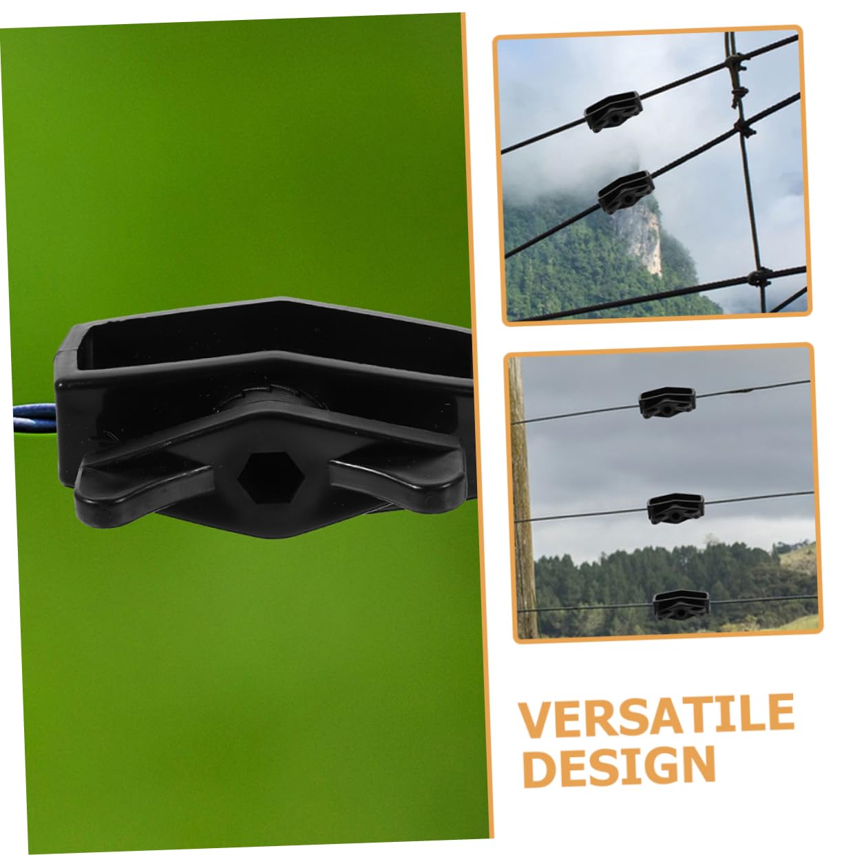 Yardwe 4 Set Di Tenditori Per Funi Per Recinzioni Tenditori Per Cavi in ​​plastica Tenditore Da Giardino 8 Pezzi * 4