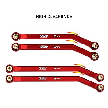 リンクトラベラーズ　SIDE:C AXSPEED High Clearance Links for Axial SCX24 Deadbolt JLU
