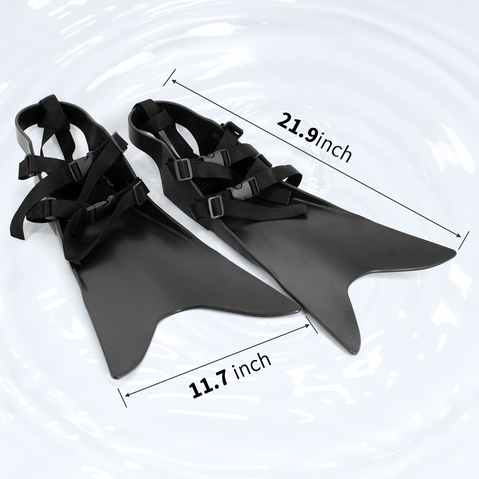 Aletas de tubo flotante, aletas de bolsillo ajustables de tamaño único para buceo, hombres y mujeres, FTF004