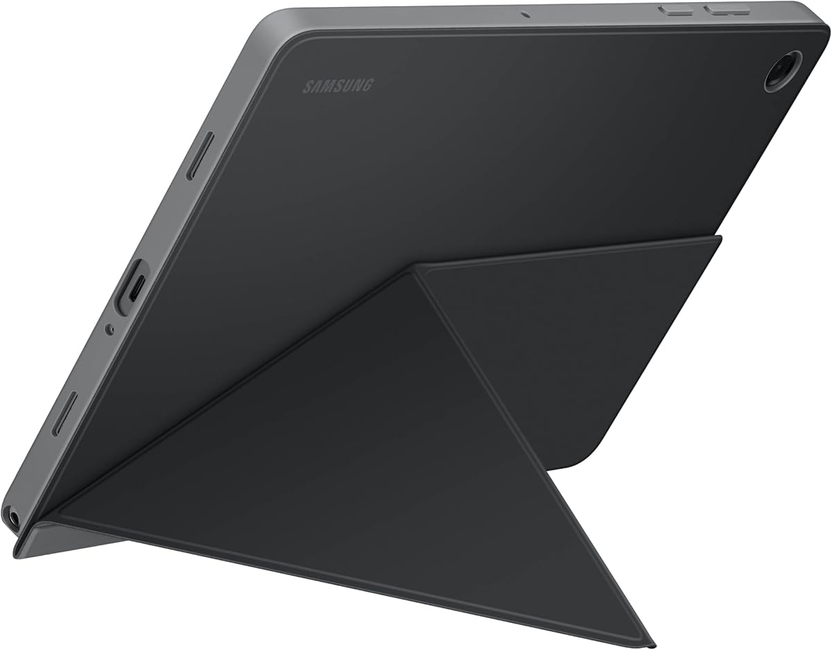 Funda para Samsung Galaxy Tab A11+, protector de tableta, soporte plegable con modos horizontal y vertical, protección contra golpes y arañazos, encendido/apagado automático de pantalla, versión EE. UU., color negro