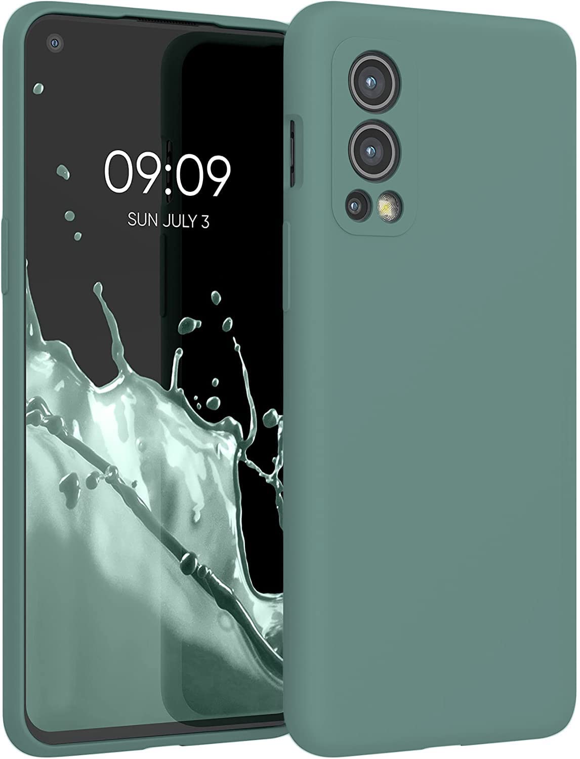 LOXXO® Liquid Silicone Case with Microfiber Coushioning Compatible for OnePlus Nord 2 Shockproof Slim Back Cover, Gel Rubber Full Body Protection - Forest Green (B09FGXL7GF) Amazon Price History, Amazon Price Tracker