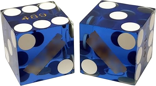 Miniatura 4 de Cyber-Deals Casino Grade - Juego de dados de 2 lados con bolsa de dados de 3 pulgadas + dados de casino originales