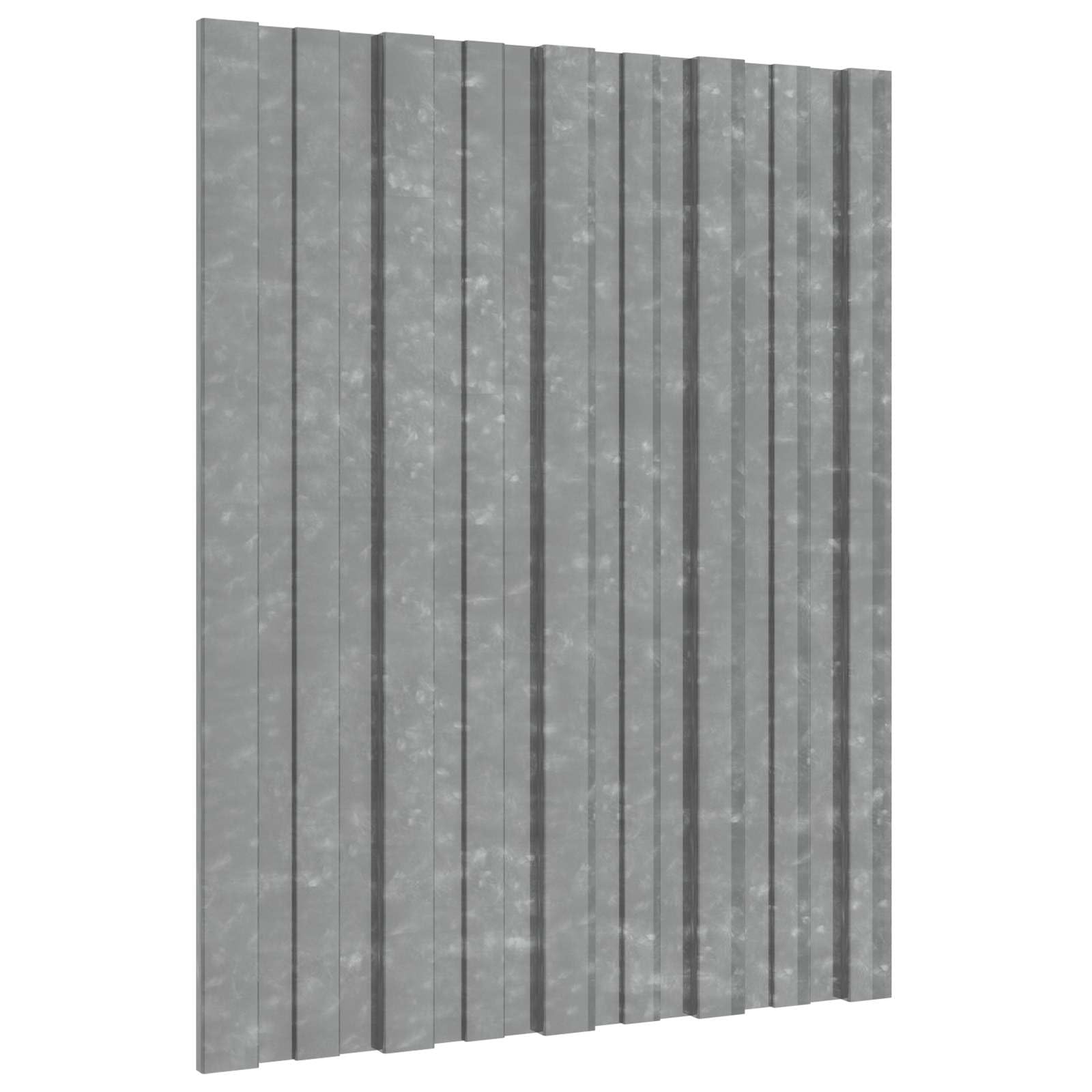36 paneles de techo de acero galvanizado de 60 x 45 cm para cobertizos de jardín y cobertizos, cubierta de techo estable para edificios temporales