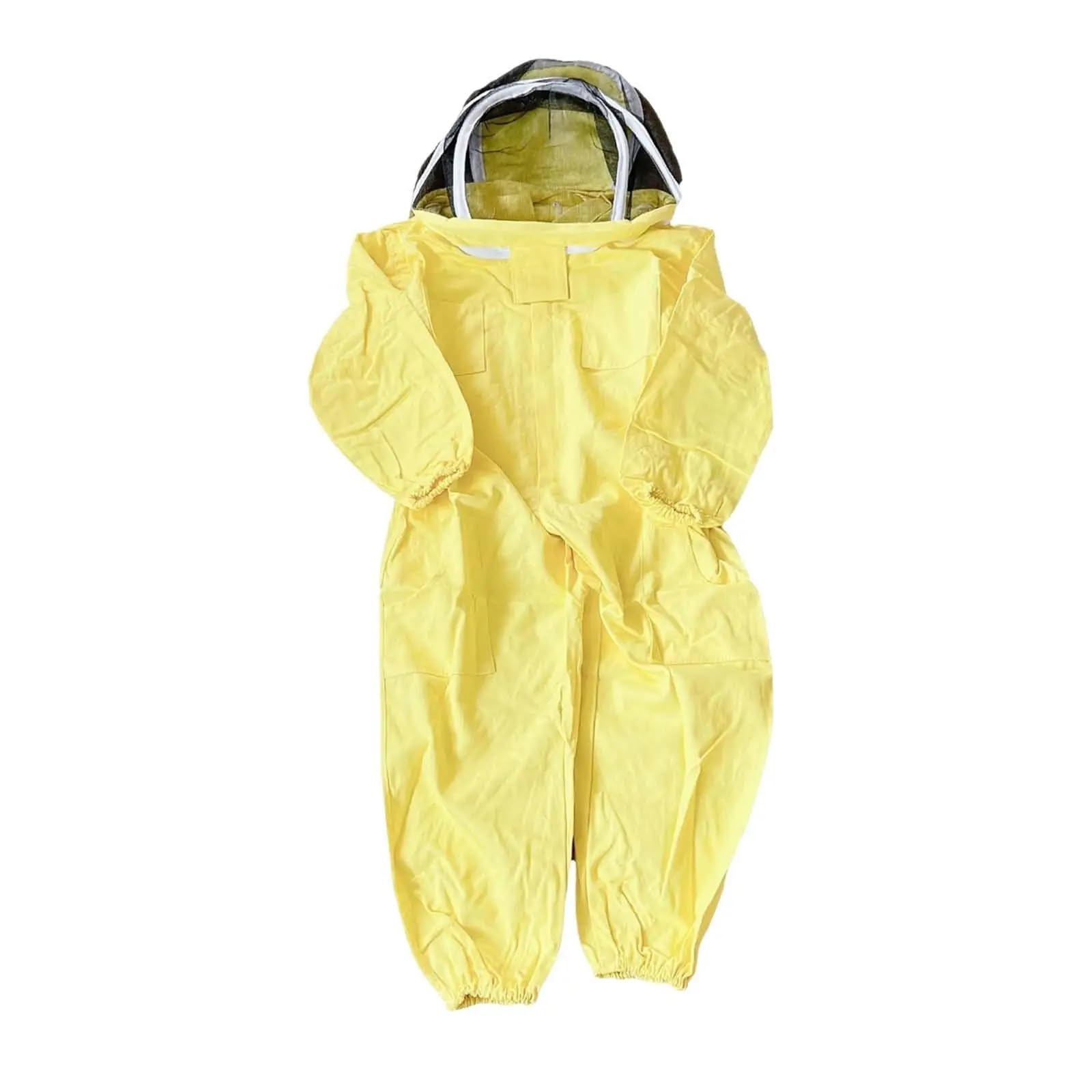 Tuta Apicoltore Tuta da apicoltore protettiva completa for apicoltura Attrezzatura anti-ape Confortevole(Yellow)