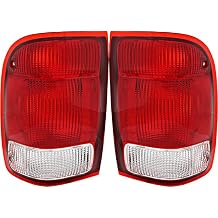 Compatible with Ford Ranger Tail Lights Lamps Set 2000 Driver and Passenger Side