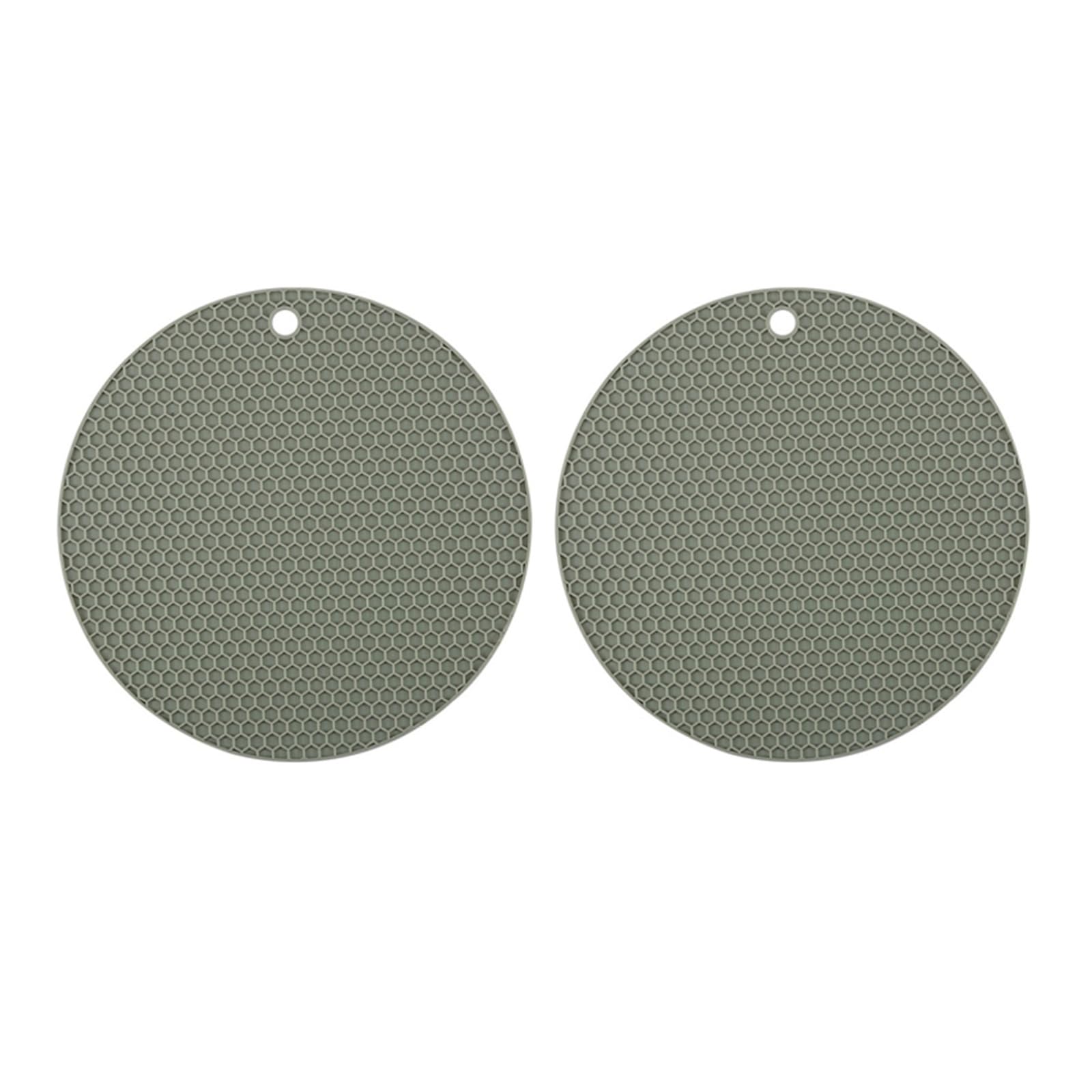 4 PCS Multifunction Heat Resistant Silicone Mat Drink Cup Coasters Nonslip Pads Pot Holder Table Placemat Kitchen Accessories For Kitche(Color 2)