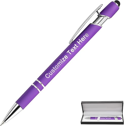 Bolígrafos personalizados a granel con punta de lápiz capacitivo, bolígrafos personalizados con logotipo de mensaje con nombre, bolígrafos de regalo