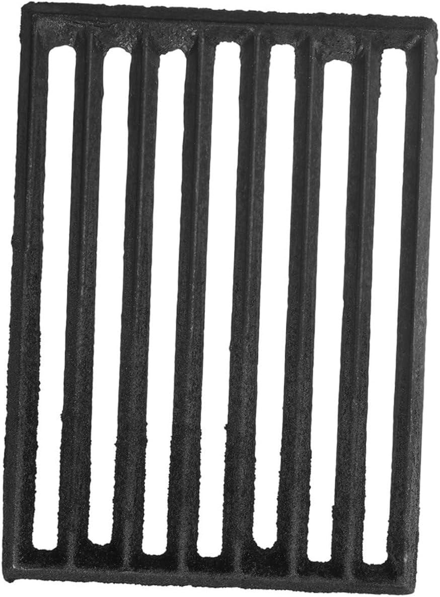 Rectangular Barbecue Grate High-Temperature Resistant Iron Firewood Grate for Outdoor Grilling and Versatile Fireplace Accessory
