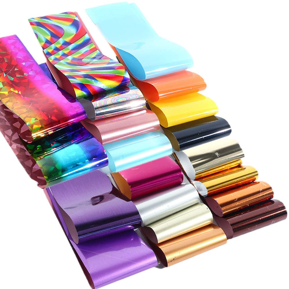 50 arkuszy holograficznych naklejek transferowych do paznokci, MWOOT kwiat lampart, metaliczna koronka, nadruk, naklejki do zdobienia paznokci, folia transferowa, wzory gwiaździste niebo, naklejki na