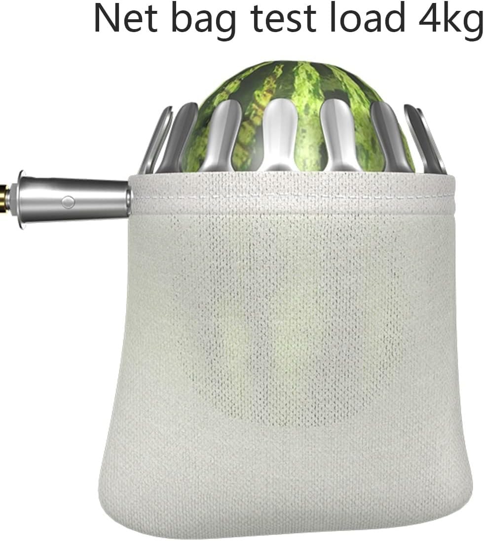 Raccoglitore di frutta Raccoglitore di frutta Raccoglitore di frutta con asta telescopica allungabile for piedi e manico antiscivolo, pratico aiuto for la raccolta di pere, limoni, arance (Size : 6M