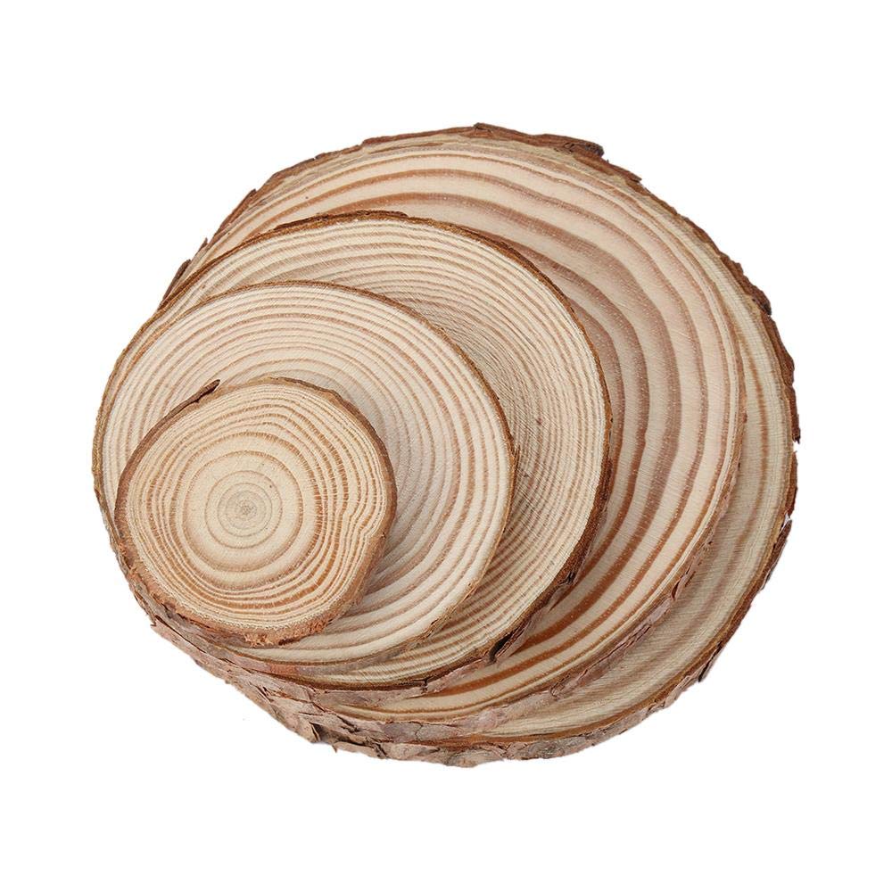 20 Sottobicchieri In Legno Grezzi Fai Da Te - Diametro 35mm, Tondi Per Gioielli, Cabochon E Decorazioni Creative