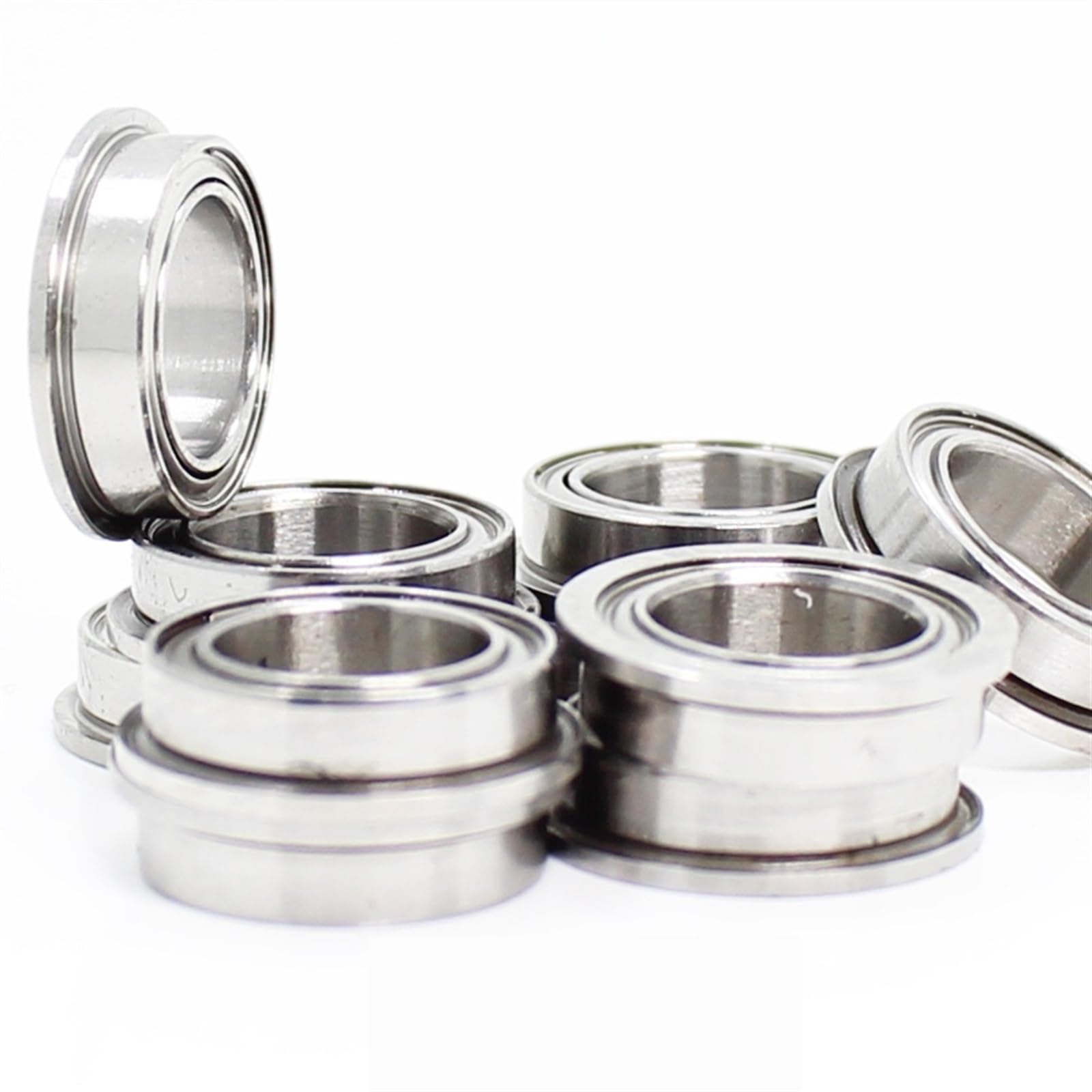 SF635ZZ Łożysko kołnierzowe 5x19x6 Mm 10 szt. Łożyska kulkowe ze stali nierdzewnej z podwójnym ekranowaniem SF635 Z ZZ SF635Z F635 Z
