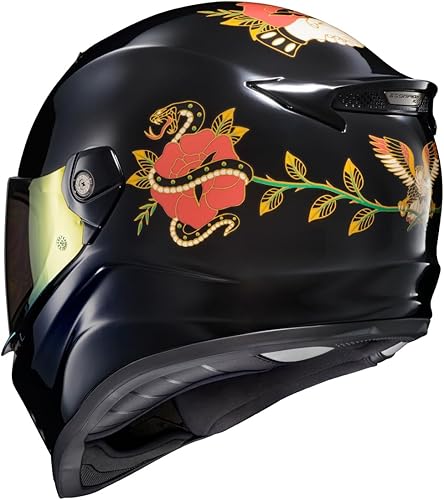 Miniatura 8 de ScorpionEXO Covert FX - Casco de motocicleta de cara completa para adultos, estilo Street Fighter con bolsillos para altavoces listos para