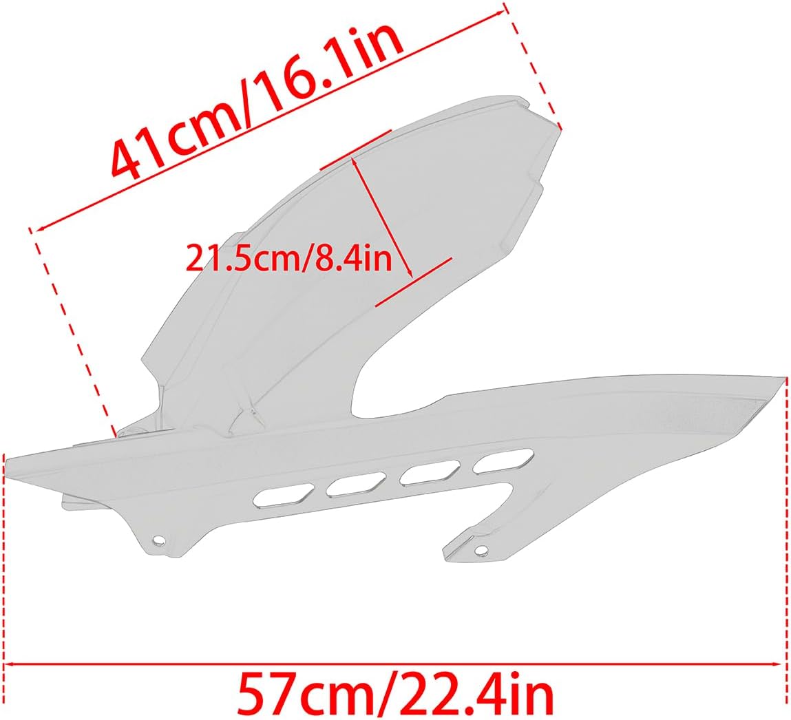 Motorcycle Rear Wheel Mudguard Fender Cover for Z900RS 2018 2019 2020 2021 2022 2023 2024 2025 Z 900 RS ABS Fairing Mud Flap Splash Guard Protection（Matteblack）