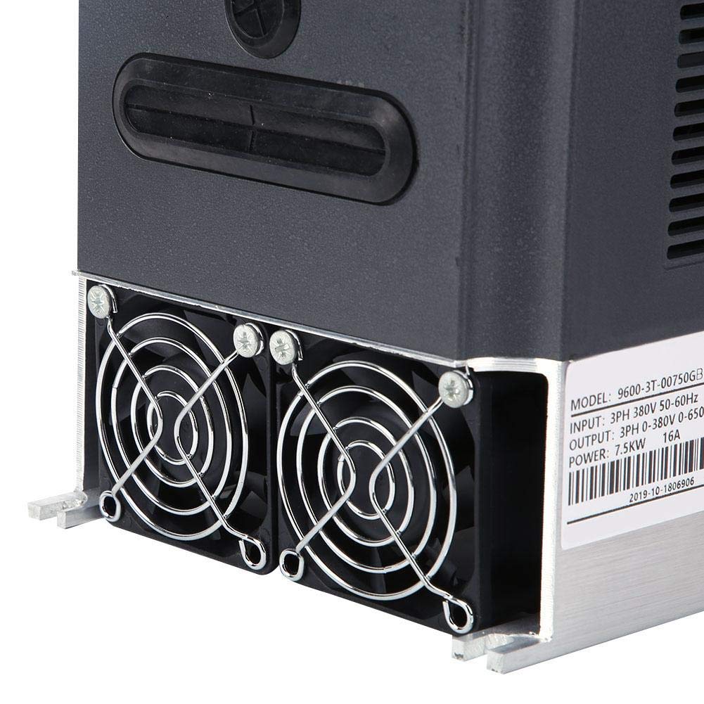 Vektor Frequenzwandler, 3 Phasiger 7,5 kW 380 V Frequenzumrichter Regler mit Variabler Frequenz Eingebauter PID-Regler
