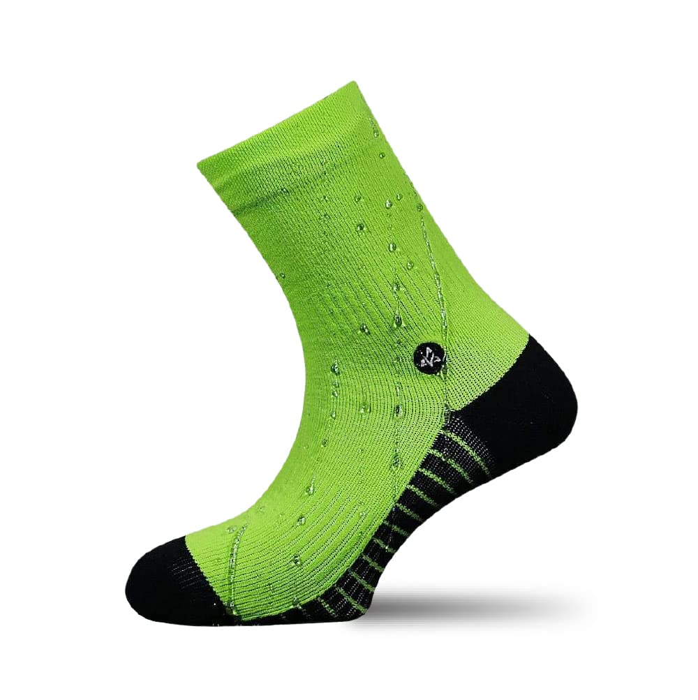 VER JARI Chaussettes Trail Dry T36-38 Jaune Waterproof Sock, Yellow, 36-39