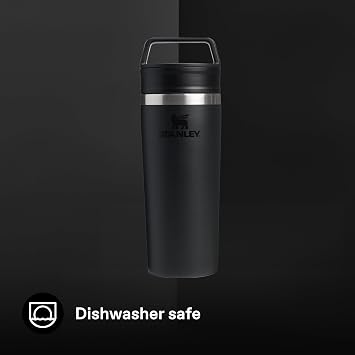 Stanley Cafe To-Go Travel Mug Termos Bardak, 0.47 L, Siyah 2.0