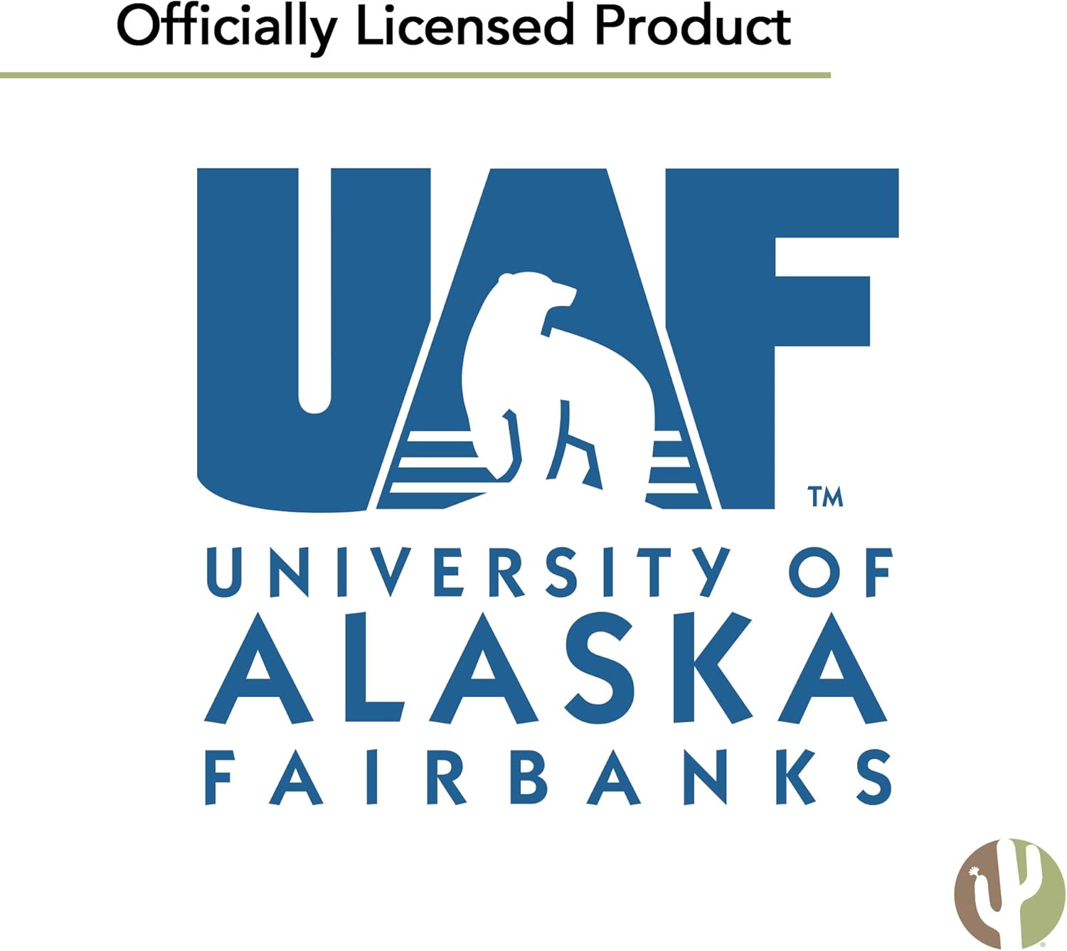 Desert Cactus University of Alaska Fairbanks UAF Flag - 3 x 5 Feet Nanooks Banner, Indoor/Outdoor Durable Fabric, 100% Polyester Design (Style 1)