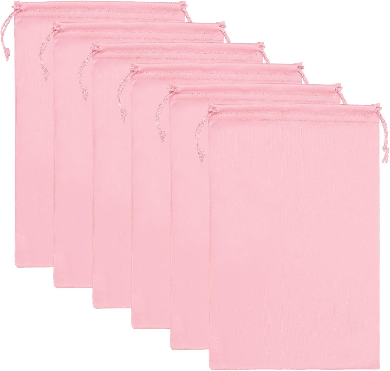 PATIKIL Ski Goggle Bag, Microfiber Snow Goggles Protective Storage Case Sleeve Drawstring Pouch Pink