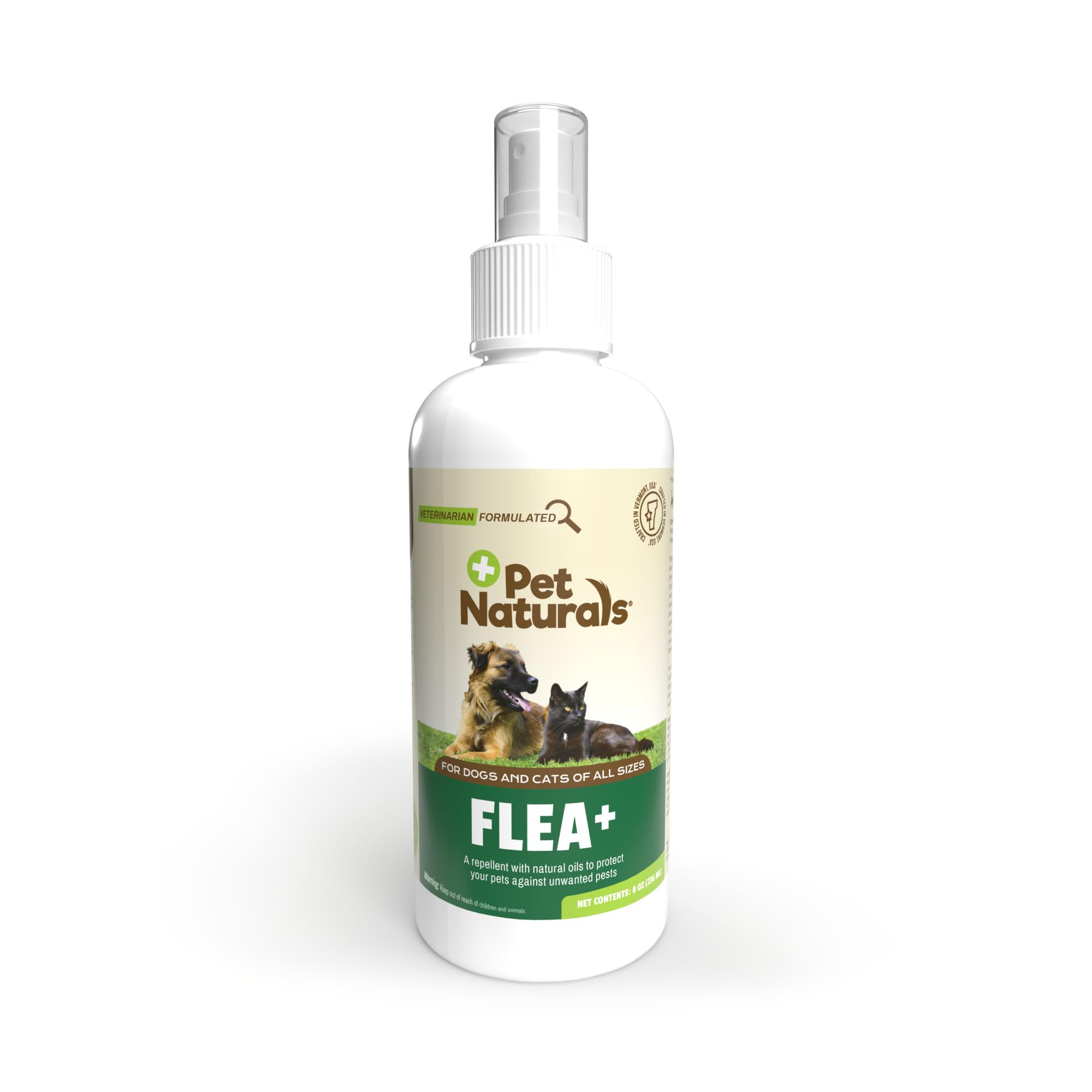 Pet Naturals Flea and Tick Prevention Spray for Dogs and Cats, 8 oz