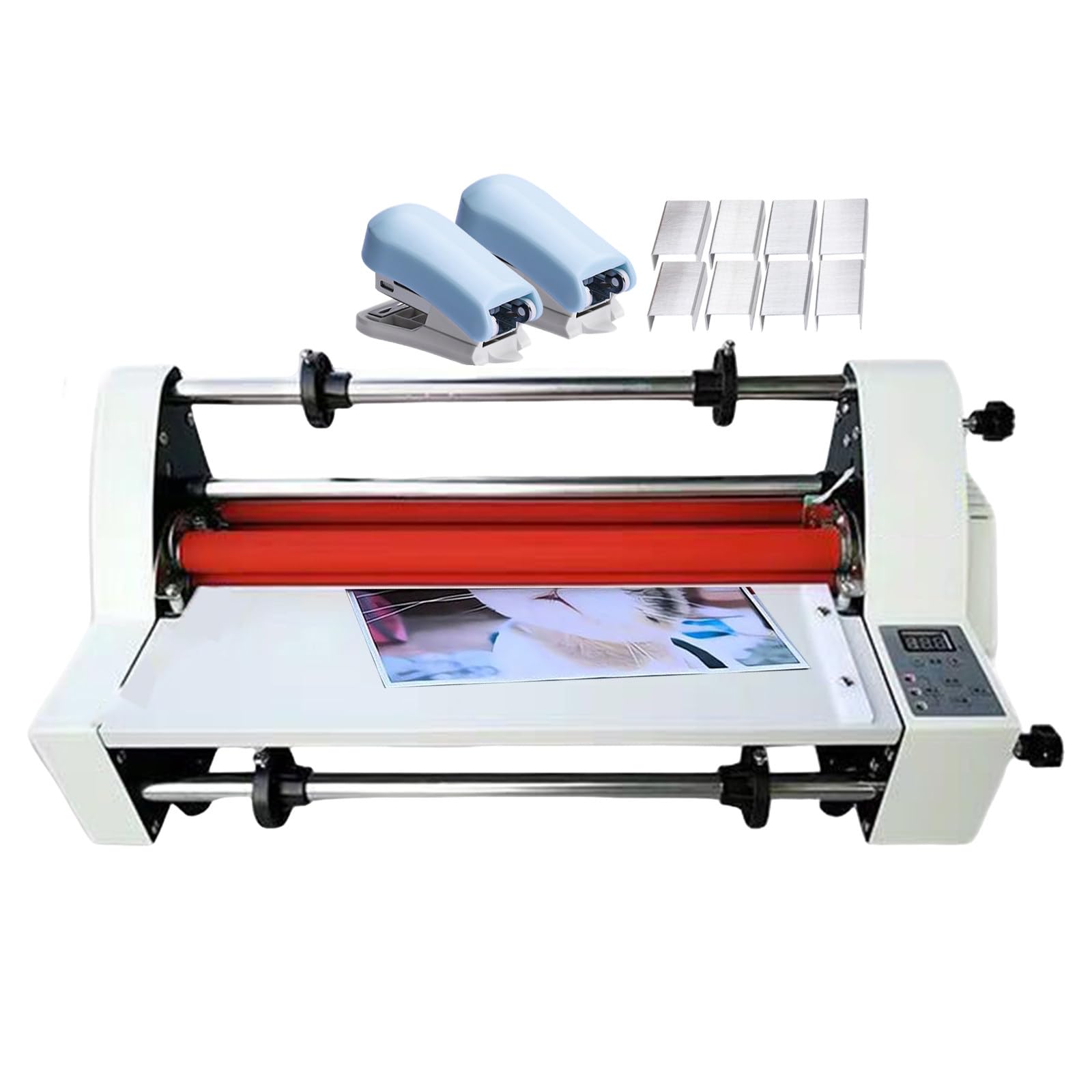 Plastificatrice per Display digitali, plastificatrici Termiche con Larghezza Massima di 350 mm, plastificazione Termica su Un Solo Lato e su Entrambi i Lati, Riscaldamento rapido,