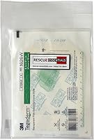 Vista 1 de Rescue Essentials - 3M Tegaderm - Películas Transparentes - 4" x 4 3/4" - Paquete de 10, Blanco, Verde