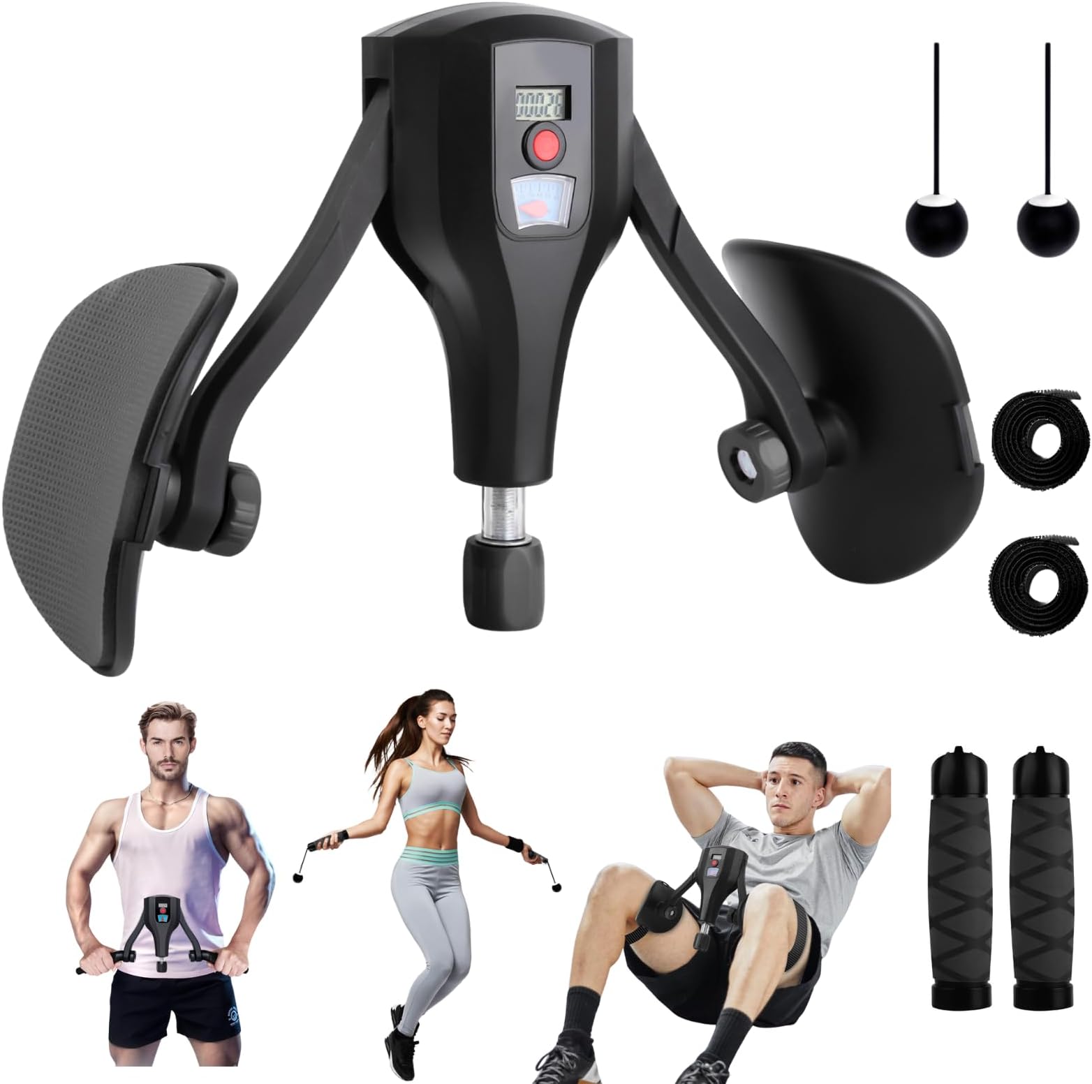 Inspack Thigh Trainer Workout Equipment, Women/Men Kegel Exercise Pelvic Floor Muscle Strengthening Repair Device, Hip Abductor Pilates Machine, Inner Thigh/Butt/Leg Slimmer Excerciser Devices/Trainer