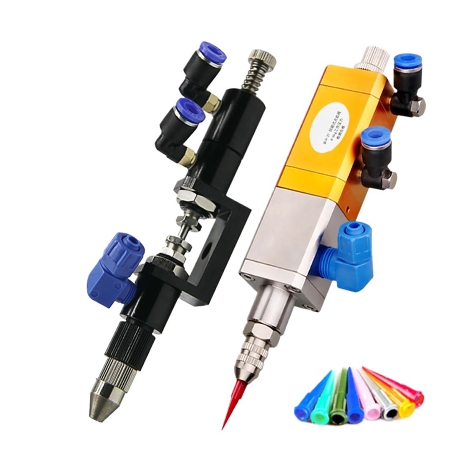 HDPHCRIUN Dispensing Valve Back Suction Precision Machine Anti-drip Medium Viscosity Silicone(Nut interface)