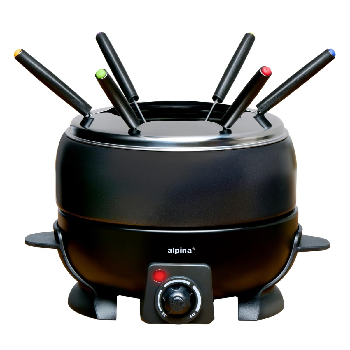 Appareil fondue fromage chocolat électrique 800W 2L alpina inox