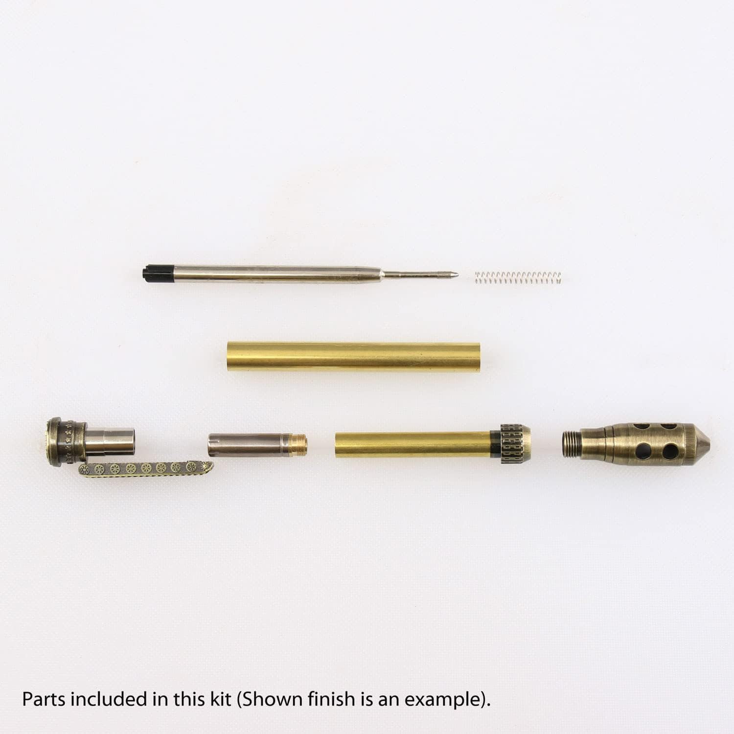 Legacy Woodturning, Battalion Pen Kit - Antique Bronze Polish, 3 Pack