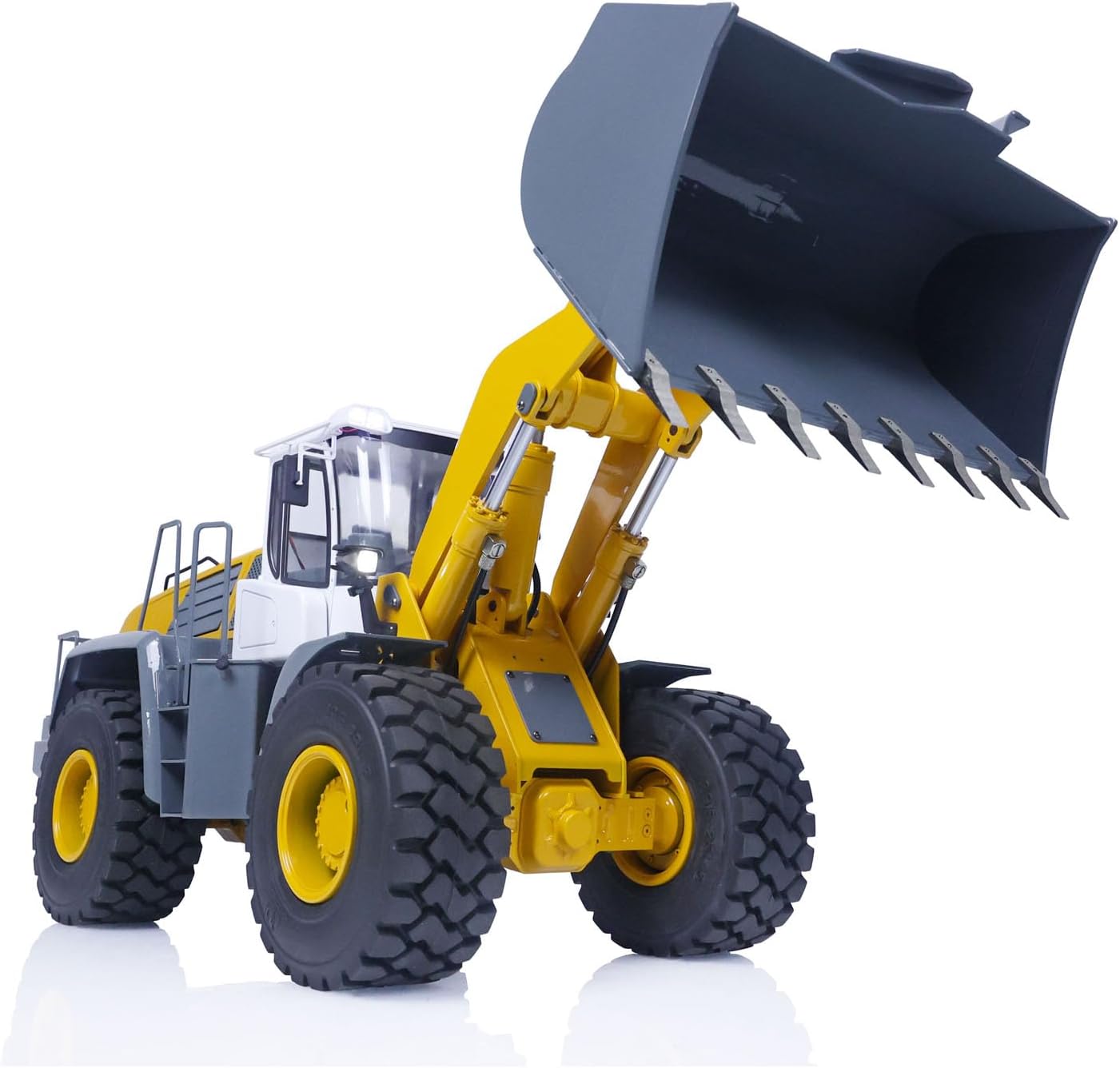 1/14 RC Hydraulic Wheeled Loader for 580 Remote Control Construction Vehicles Sound Light RC Hydraulic Heavy Machine