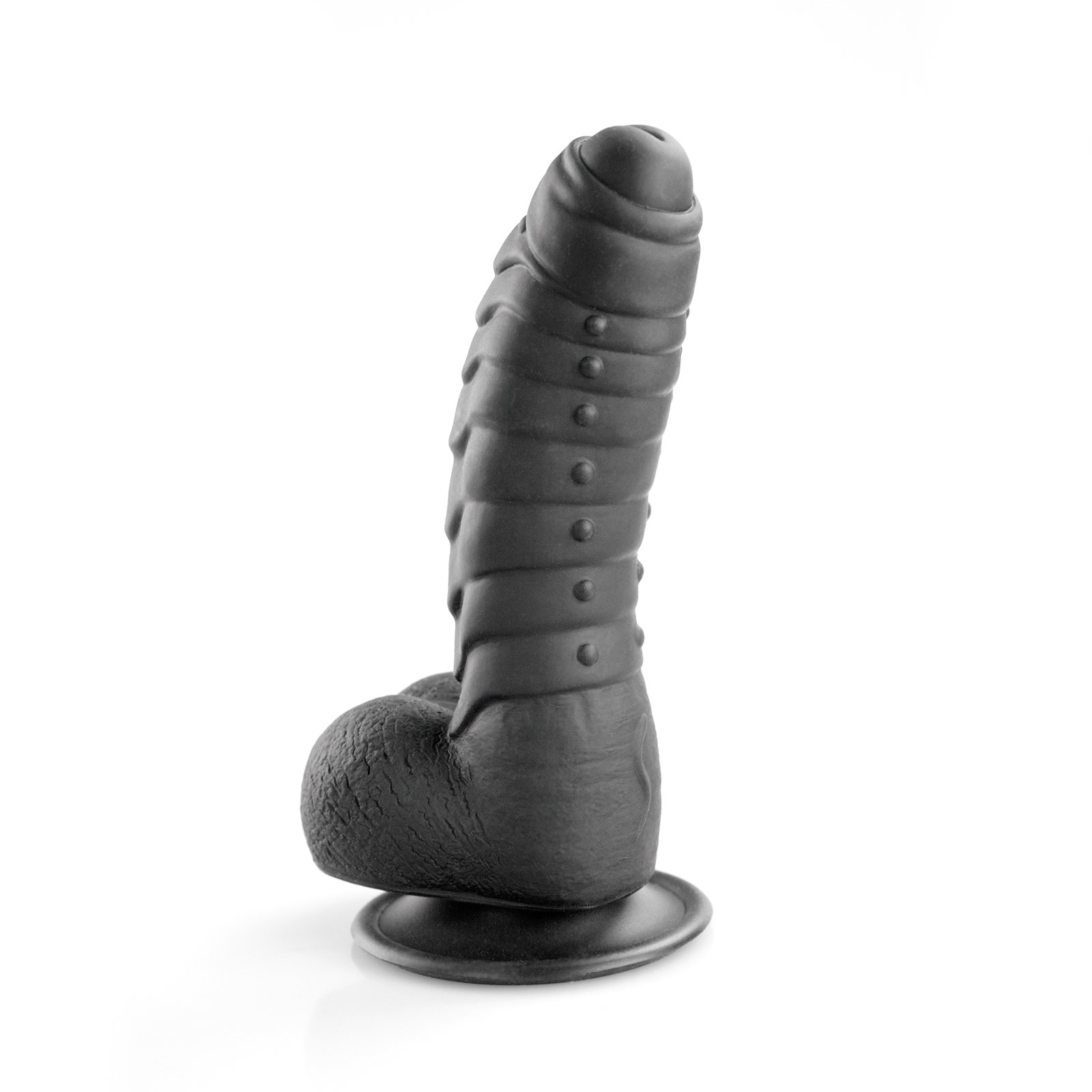 „STEP BY STEP“ — Dildo realista de silicona de 18,0 cm — La VENTOSA proporciona una FIJACIÓN PERFECTA y permite su uso SIN MANOS — Dildos eróticos Magic Wand para juegos sexuales anales y vaginales