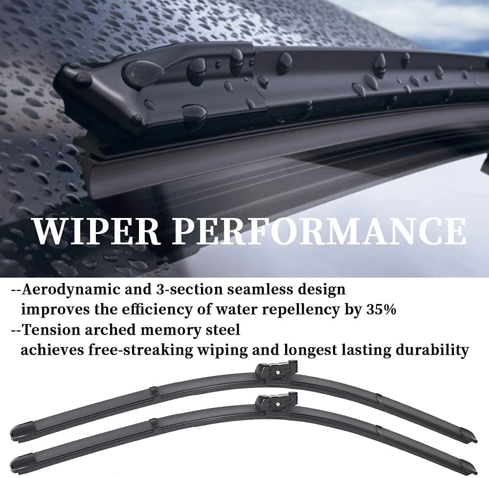 Stainless Steel Windshield Wipers AERO Premium Beam Wiper Blades - Foto 3