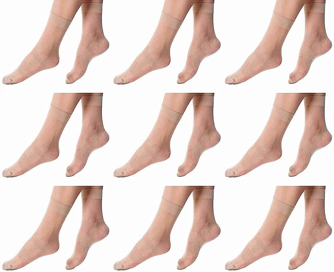 hrbs Ultra-Thin Transparent Nylon Summer Socks/Stocking Socks for Ladies/Women/Girl's (Ankle Length Socks) -Net solid plain socks for Womens/Girls/Mens & Boys indoor outdoor Socks-picture-50