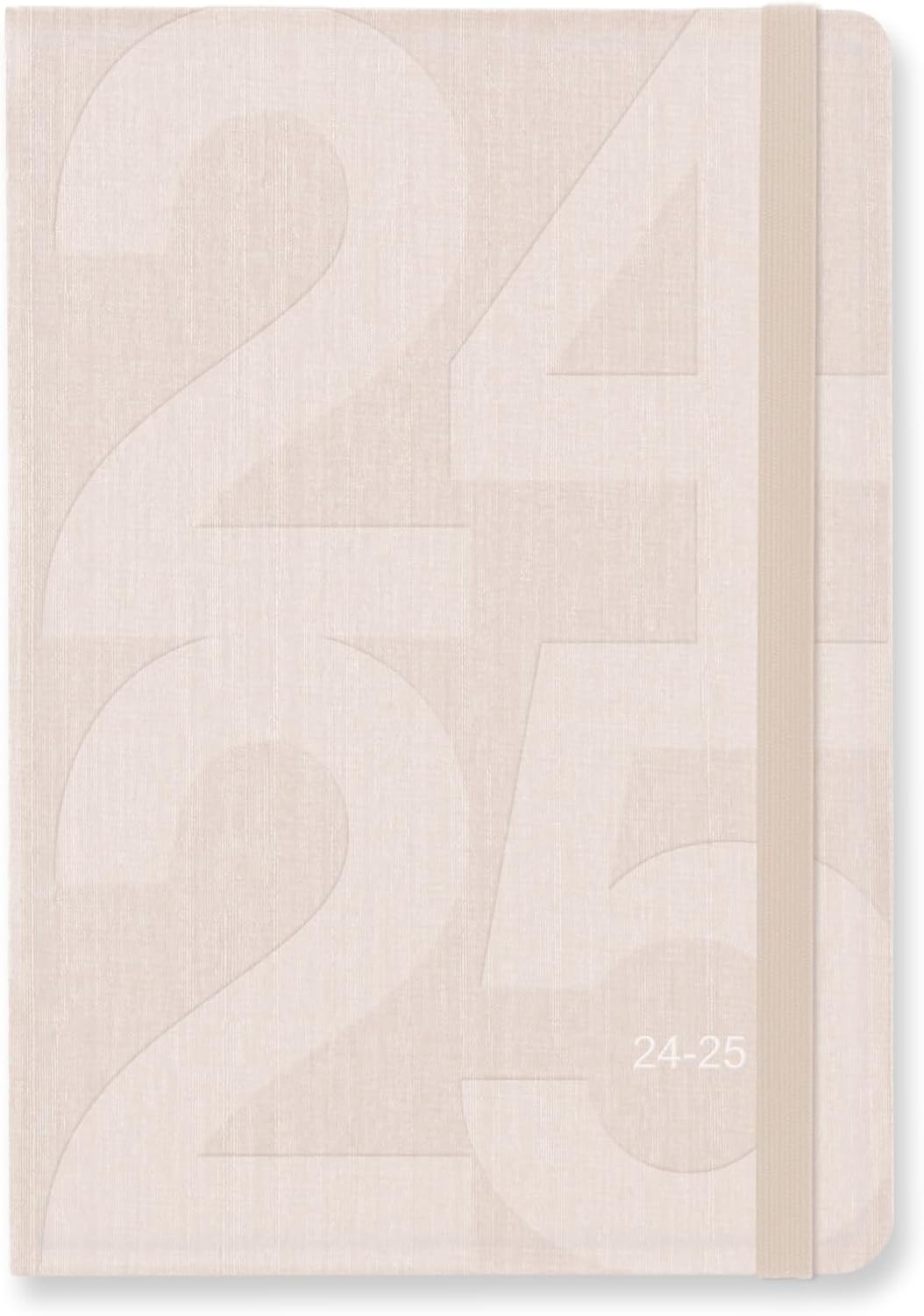 Letts of London Block A6 academic 2024/2025 week to view diary - sand