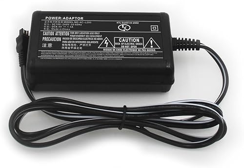 Miniatura 3 de AC-L200 Cargador adaptador de corriente CA compatible con videocámara Sony Handycam DCR-HC DCR-SX, DCR-SR, DCR-PC, DCR-DVD, DCR-IP, HDR-CX, HDR-SR,