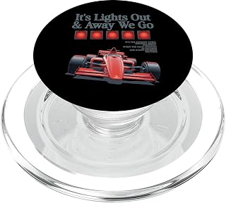 It's Lights Out and Away We Go Race Week Motorsport Racing PopSockets PopGrip for MagSafe