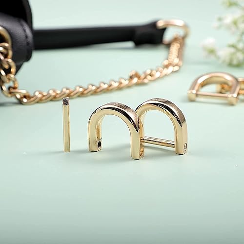 Miniatura 3 de Anillos en D con grillete de herradura en forma de U, anillo D, de cuero, para manualidades, para manualidades, correa de 34 pulgadas, 4 piezas
