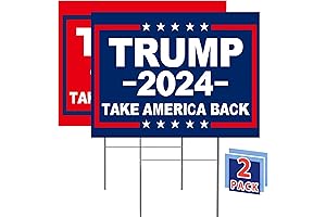 Donald Trump 2024 Double-Sided Yard Signs