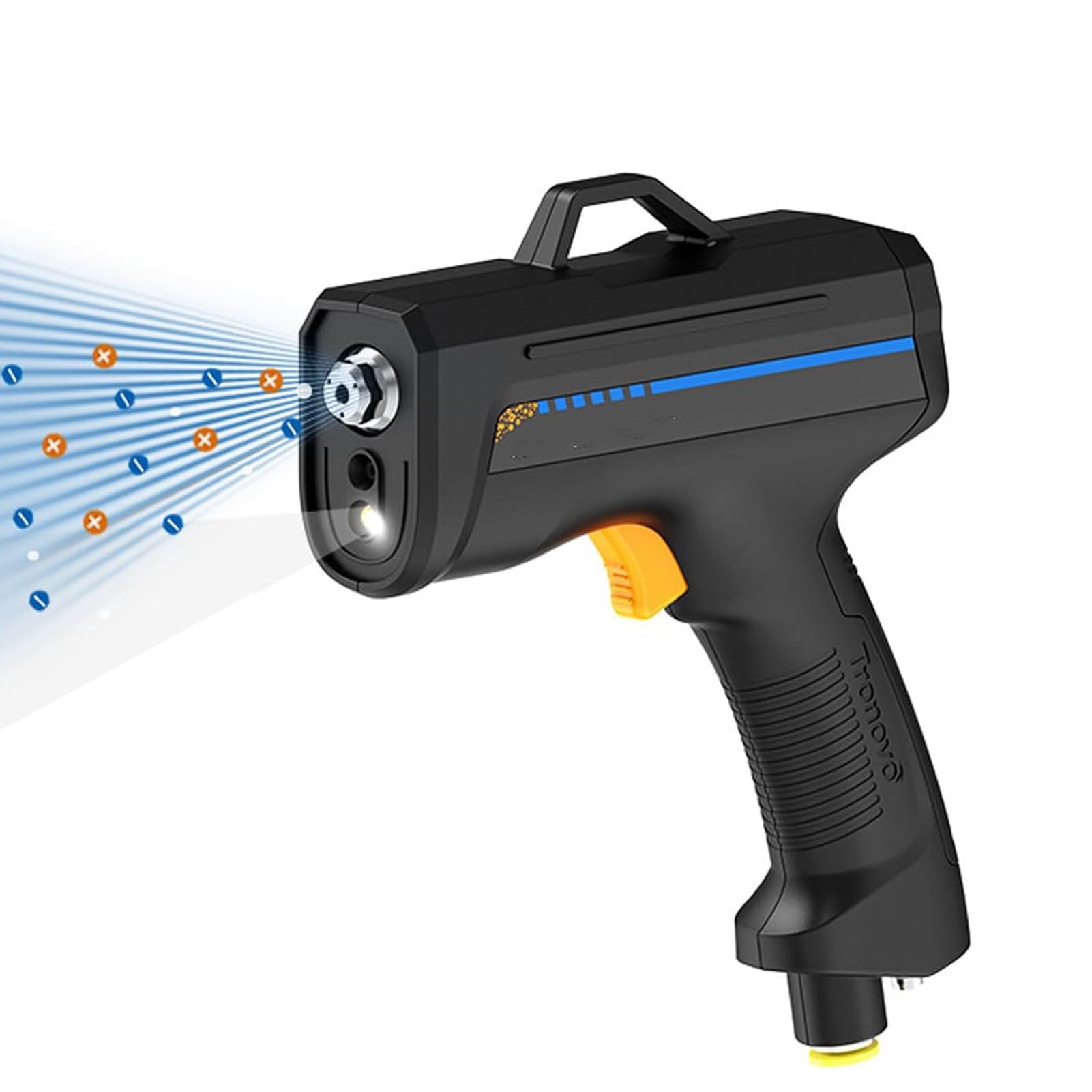 Aggiornamento Della Pistola Ad Aria D'Aria Ionizzante, Pistola Anti -Statica Portatile, Equilibrio Ionico Di Eliminatore Statico Con Pistola Ad Aria Compressa Con La Luce Della Luce Efficiente