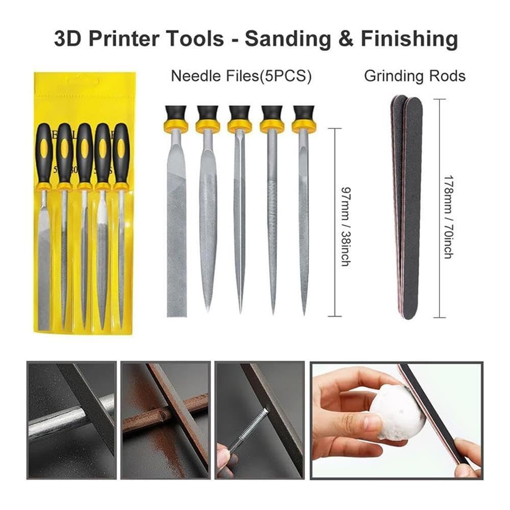 Kit de herramientas for impresora 3D, 30 Uds., juego de raspador de limpieza de resina FDM SLA for Ender 3