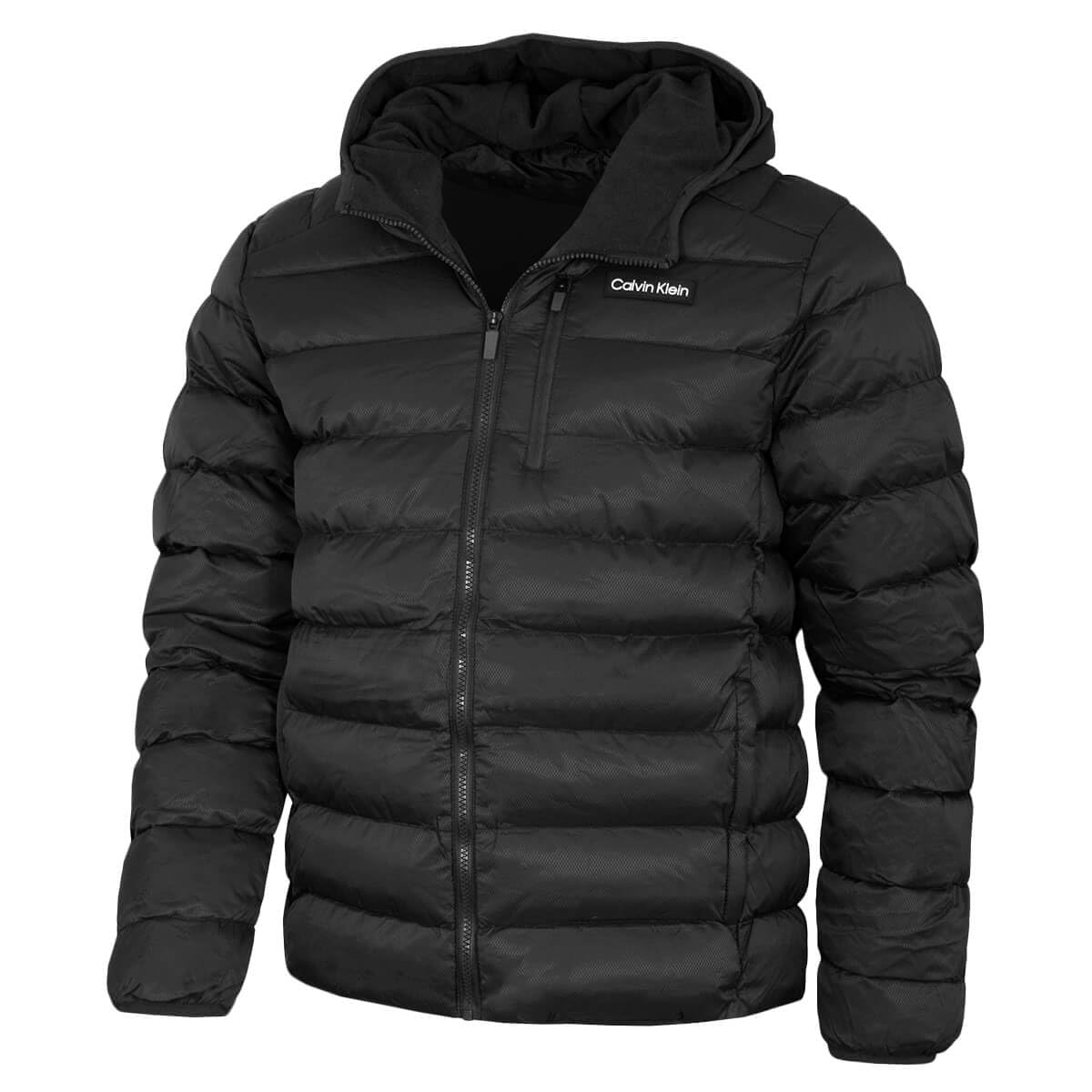 Calvin Klein Mens San Gabriel Woven Jacket - Charcoal/Black Luxe - XXXL