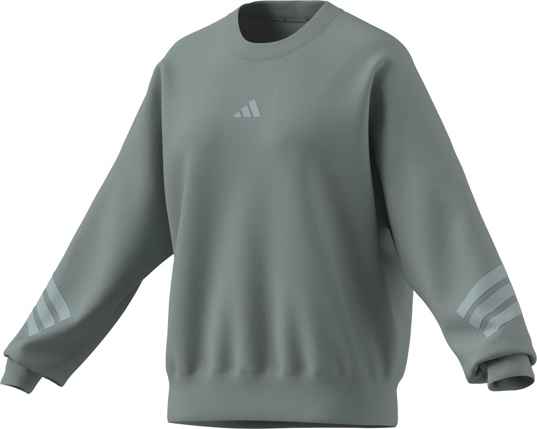 adidas dames FUTURE ICONS THREE STRIPES SWEATSHIRT, Wonder Sage, XS