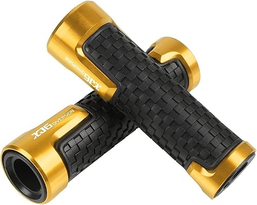 ELGISI Motorcycle Grips Motorcycle Accessories 78'' 22MM Handlebar Grips Handle Bar Cap End Plugs for Yamaha XJ6 Diversion XJ6DIVERSION XJ 2009-2014