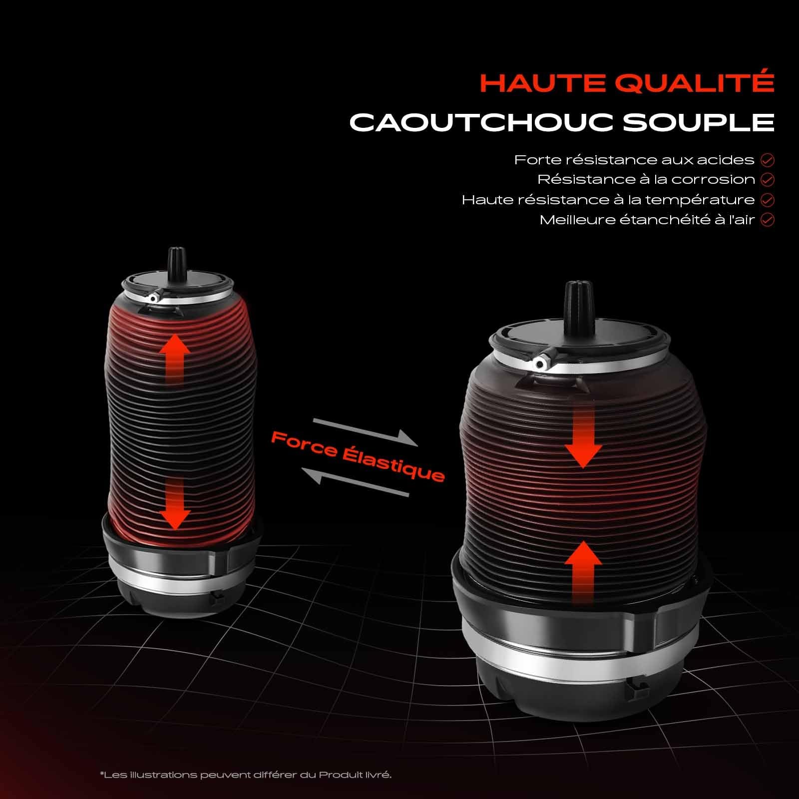 Frankberg Ressort pneumatique Arrière Gauche Ou Droite Compatible avec X5 F15 F85 X5 E70 X6 E71 E72 Remplacer# 37126795013