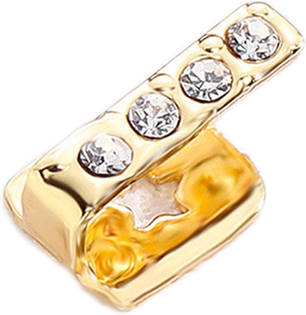 Stylish Hollow Tooth Caps Vertical Bar Teeth Teeth Grillzs Braces Fashionable Dental Unique Decorations Single