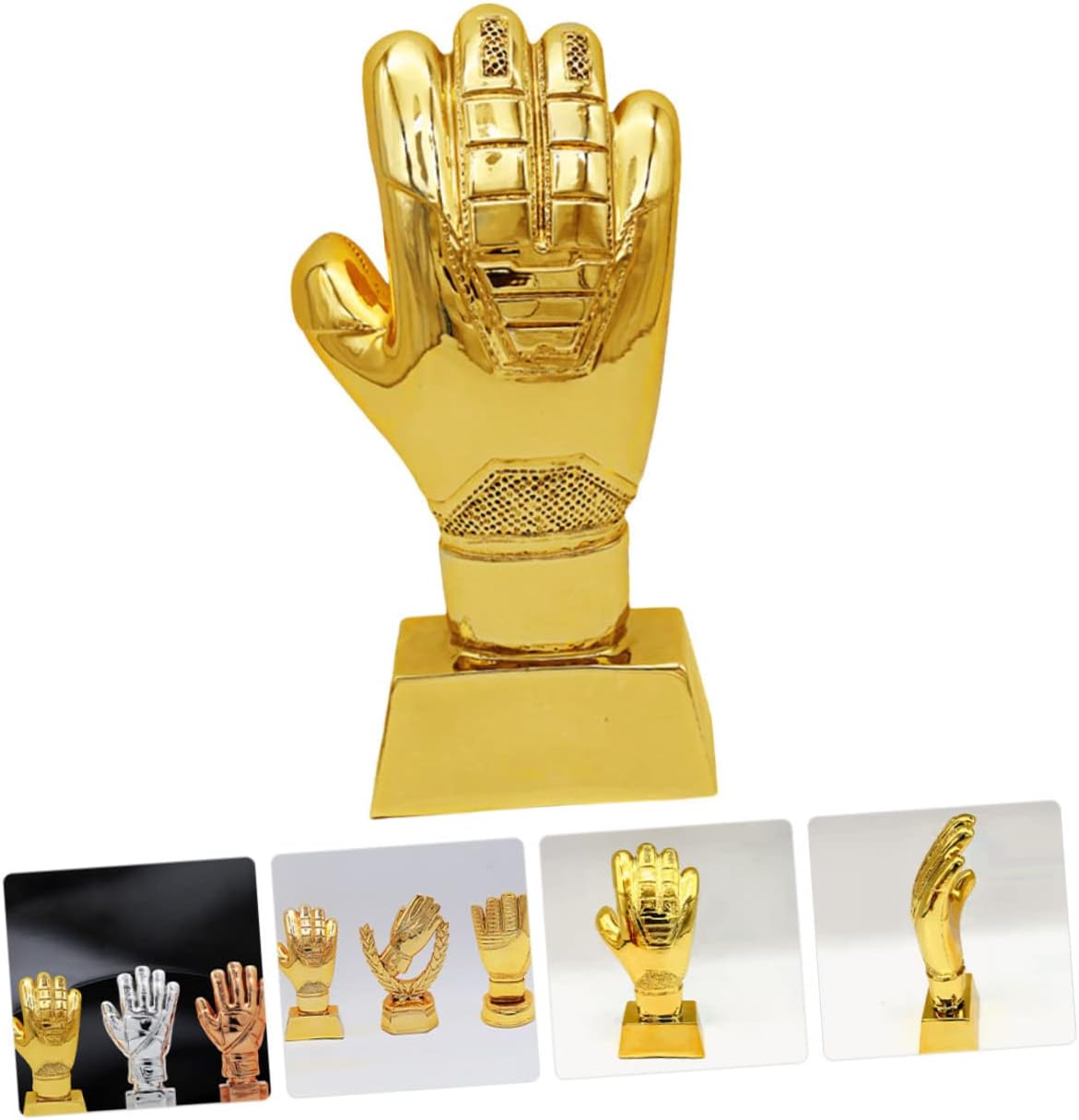 Goalkeeper Gloves Trophy Award Wear Resistant Soccer Trophy Cup for Football Competitions for Sports Enthusiasts