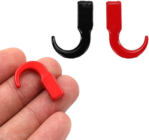 Miniatura 3 de lafeina 1set Winch Hook para 110Escala de metal rojo Rock Crawler RC Car