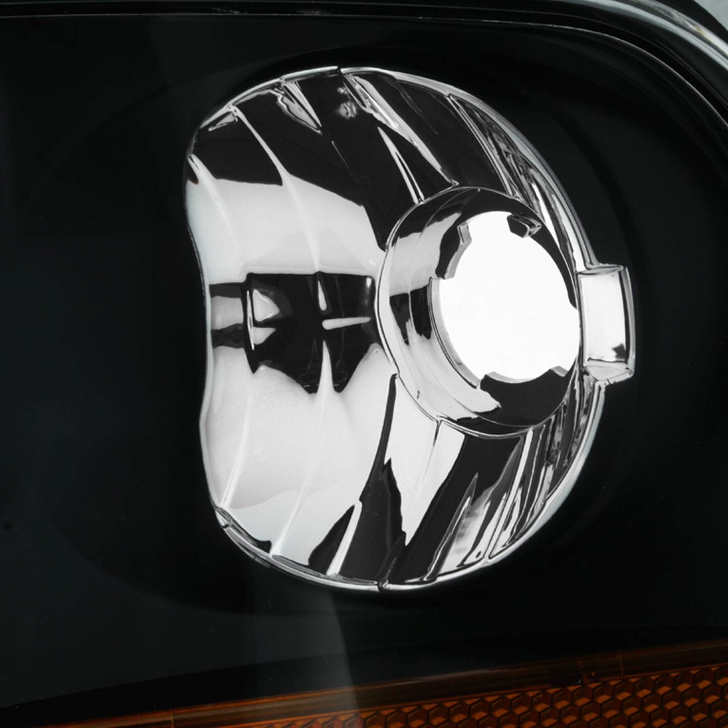 AKKON - Fits 1997-2002 Ford F150 Expedition 97-99 F250 2004 F-150 Heritage [Halogen Type] Black Clear Headlights Pair Left+Right